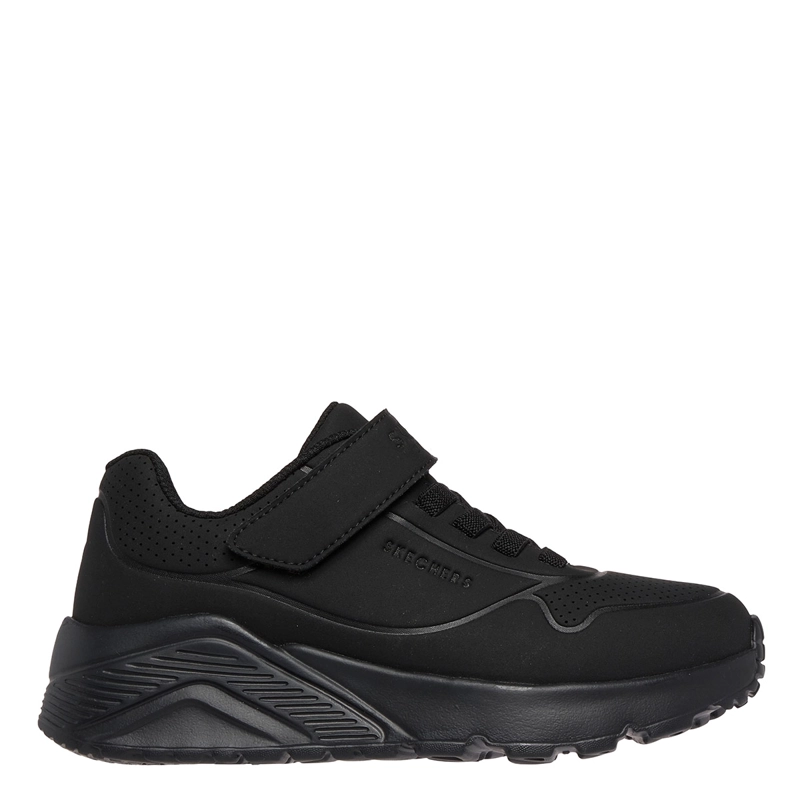 ZAPATILLAS UNISEX SKECHERS ESCOLARES NEGRO UNO LITE - 1