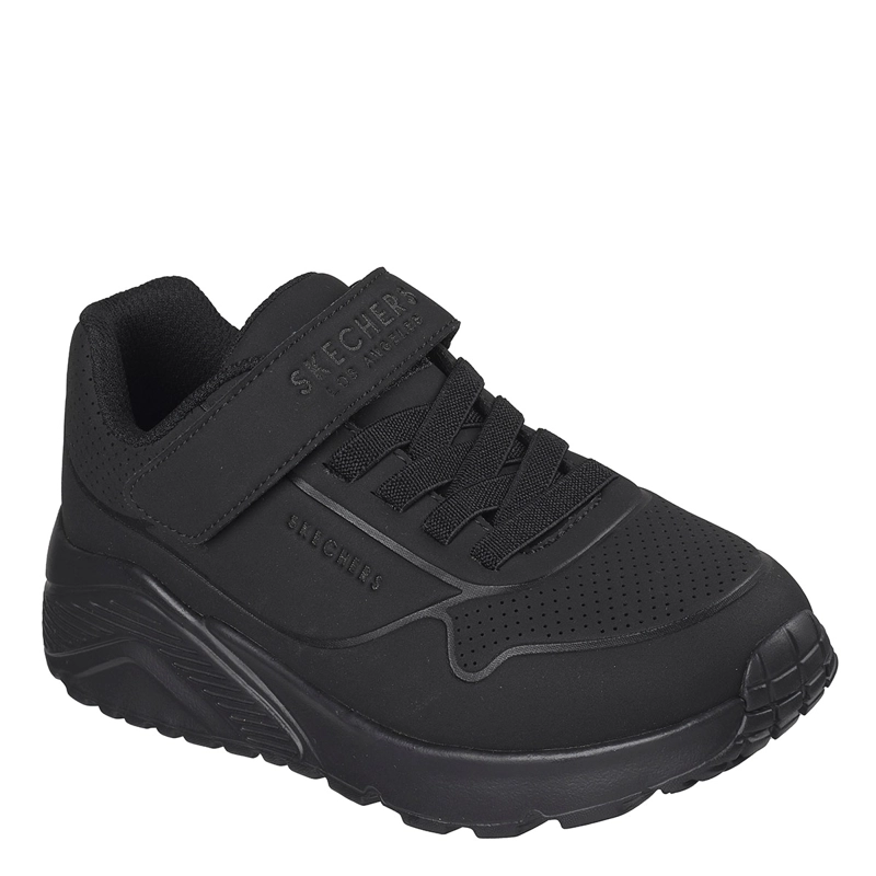 ZAPATILLAS UNISEX SKECHERS ESCOLARES NEGRO UNO LITE - 2