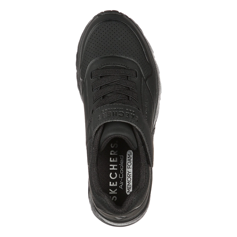 ZAPATILLAS UNISEX SKECHERS ESCOLARES NEGRO UNO LITE - 4