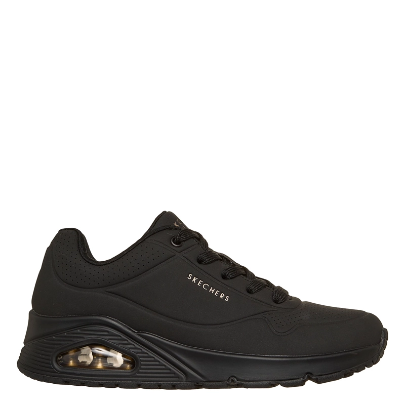 ZAPATILLAS MUJER SKECHERS ESCOLARES NEGRO UNO - 1