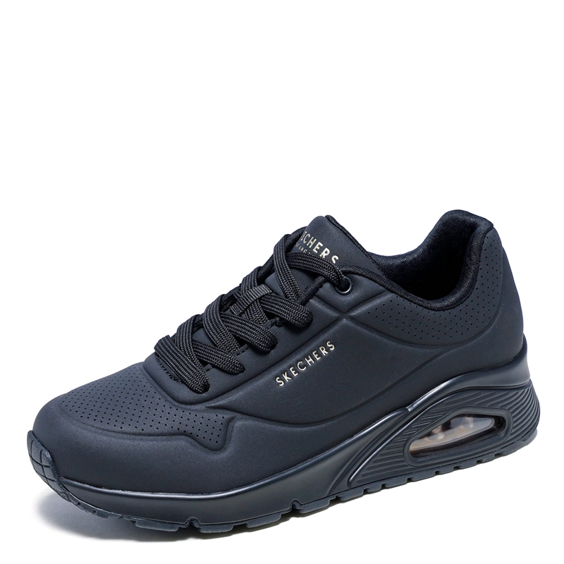 ZAPATILLAS MUJER SKECHERS ESCOLARES NEGRO UNO - 3