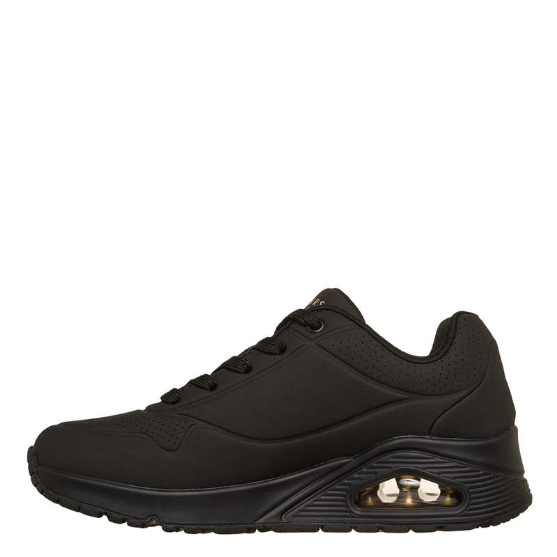 ZAPATILLAS MUJER SKECHERS ESCOLARES NEGRO UNO - 4