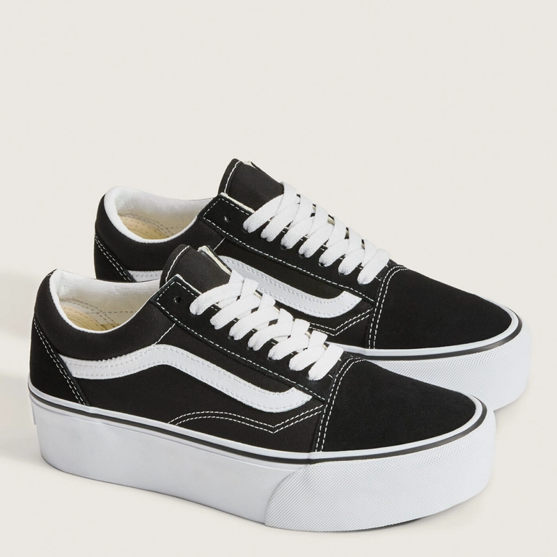 ZAPATILLAS MUJER VANS UBRANAS NEGRO UA OlD SKOOL STACKFORM - 2