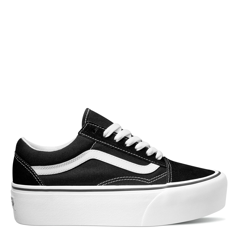 ZAPATILLAS MUJER VANS UBRANAS NEGRO UA OlD SKOOL STACKFORM - 1