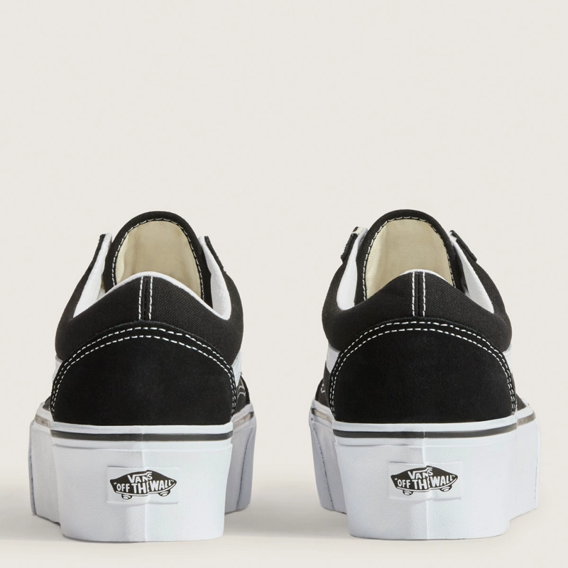 ZAPATILLAS MUJER VANS UBRANAS NEGRO UA OlD SKOOL STACKFORM - 4