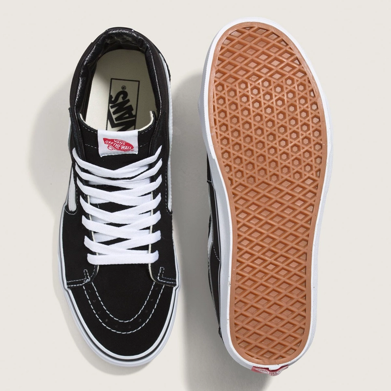 ZAPATILLAS MUJER VANS UBRANAS NEGRO UA SK8-HI - 3