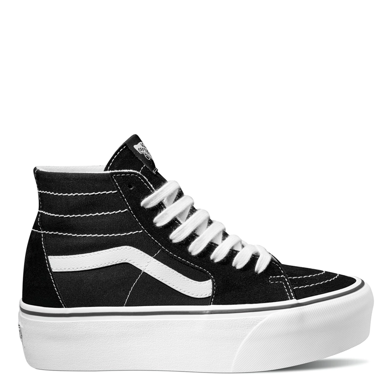 ZAPATILLAS MUJER VANS UBRANAS NEGRO UA SK8-HI TAPERED STACKFORM  - 1
