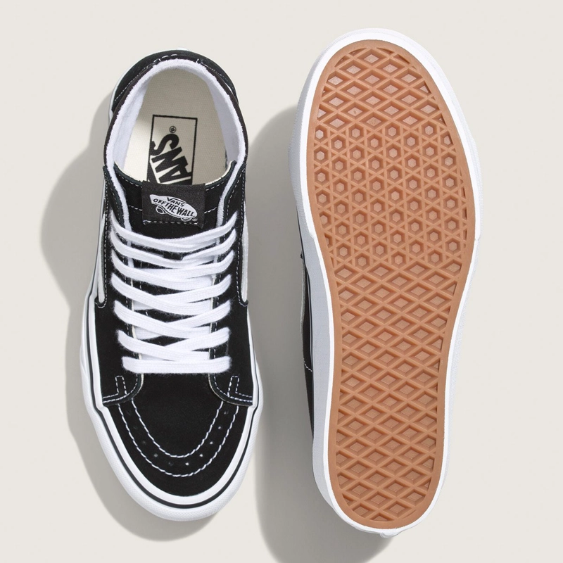 ZAPATILLAS MUJER VANS UBRANAS NEGRO UA SK8-HI TAPERED STACKFORM  - 3