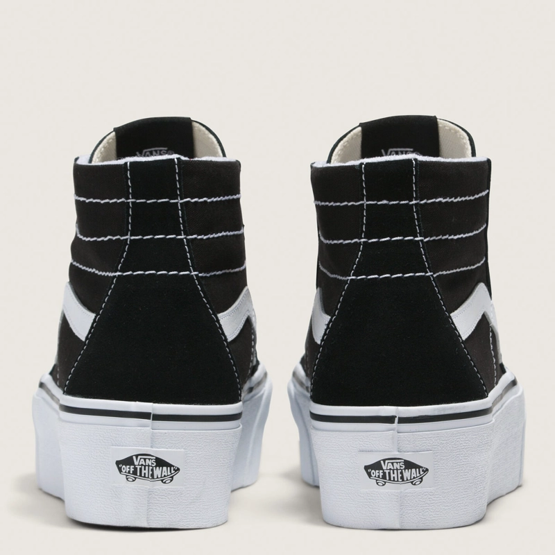 ZAPATILLAS MUJER VANS UBRANAS NEGRO UA SK8-HI TAPERED STACKFORM  - 4