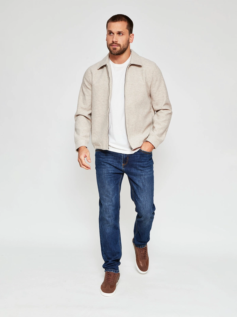 CHAQUETA HOMBRE MARQUIS LANA FULL ZIPPER - 4