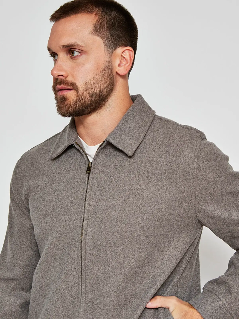 CHAQUETA HOMBRE MARQUIS LANA FULL ZIPPER - 3