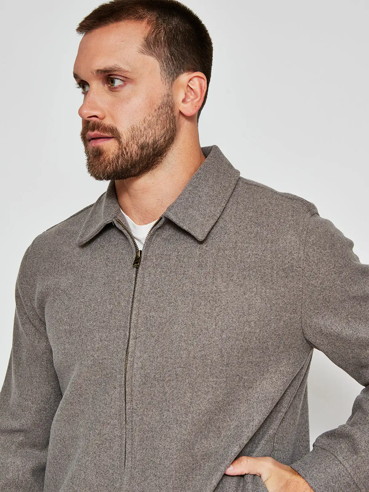 CHAQUETA HOMBRE MARQUIS LANA FULL ZIPPER - 3