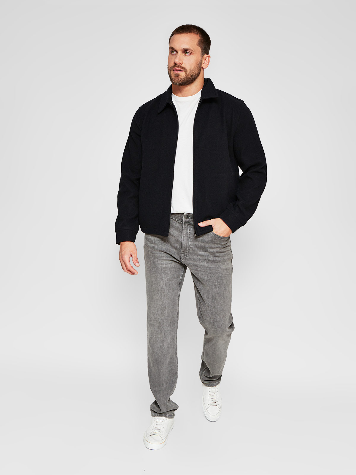 CHAQUETA HOMBRE MARQUIS LANA FULL ZIPPER - 4