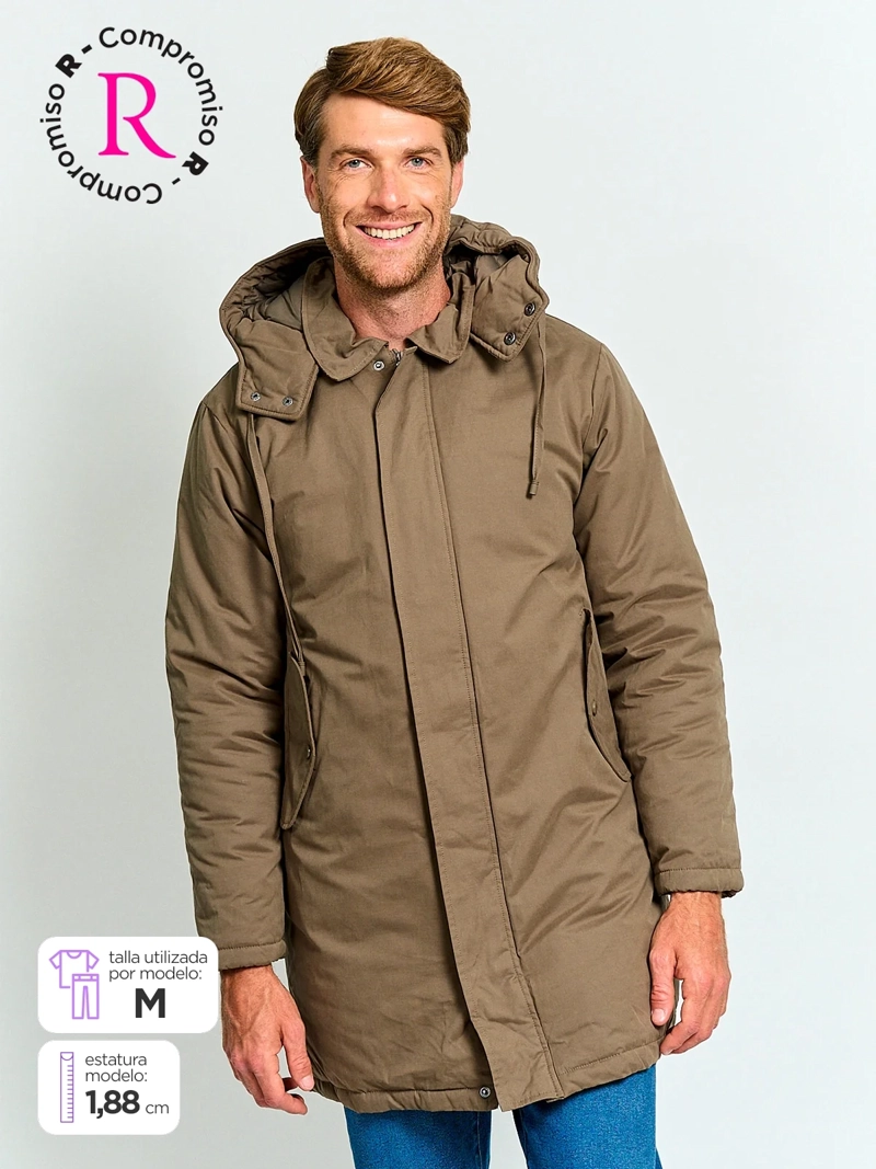 CHAQUETA HOMBRE MARQUIS ALGODÓN LARGA - 1