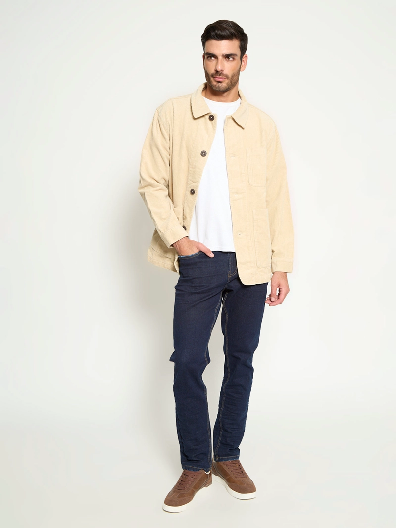 CHAQUETA HOMBRE MARQUIS ALGODÓN COTELÉ BOLSILLO - 4
