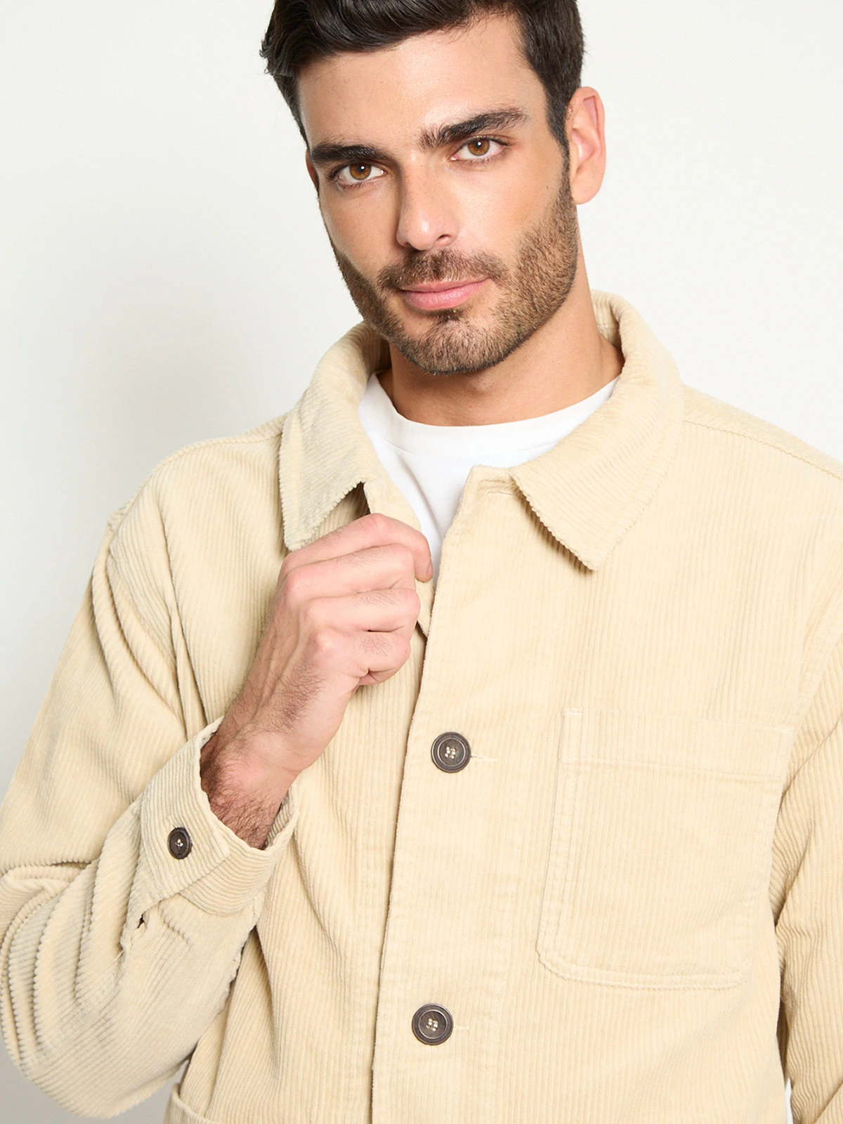 CHAQUETA HOMBRE MARQUIS ALGODÓN COTELÉ BOLSILLO - 3