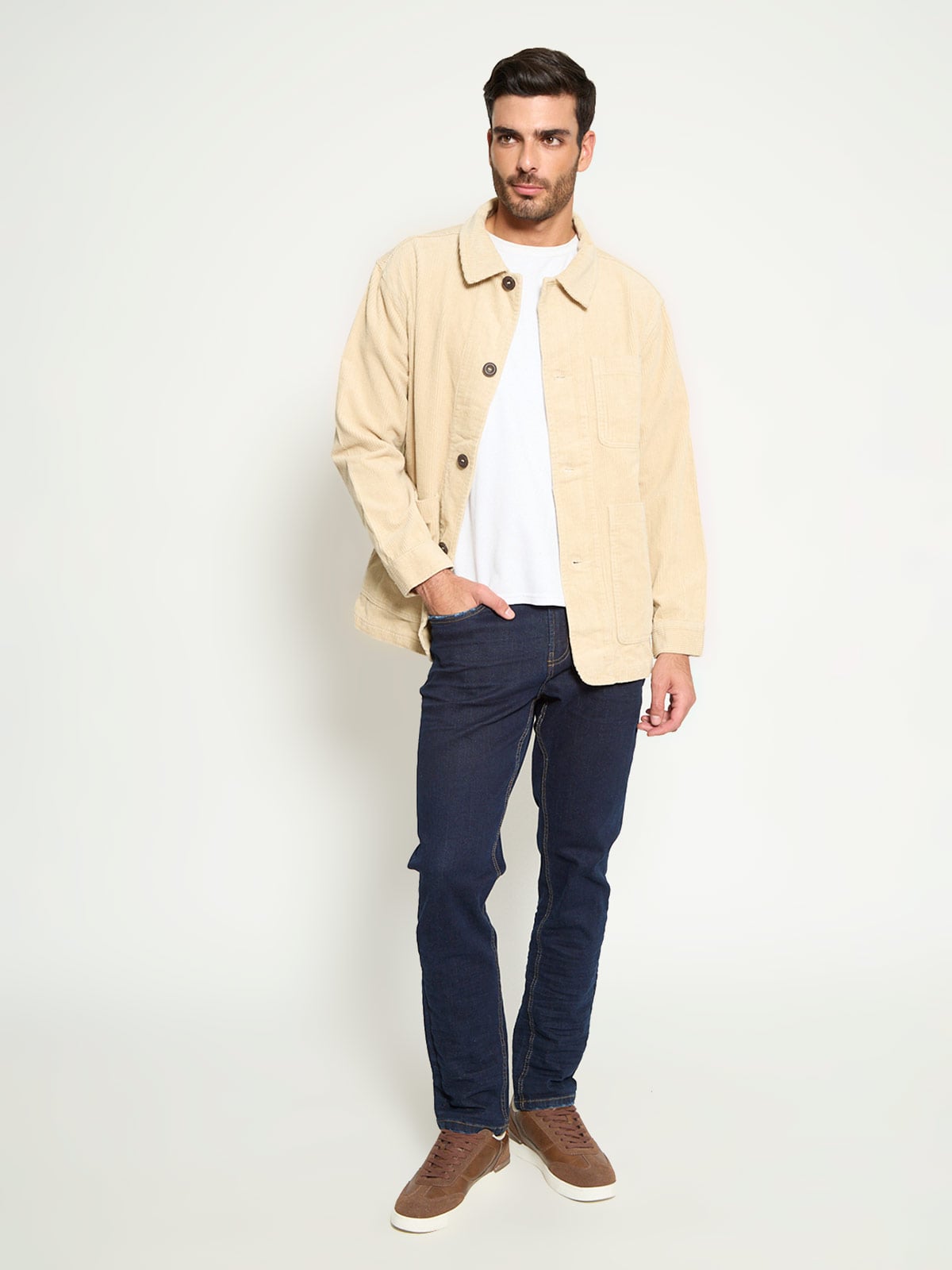 CHAQUETA HOMBRE MARQUIS ALGODÓN COTELÉ BOLSILLO - 4