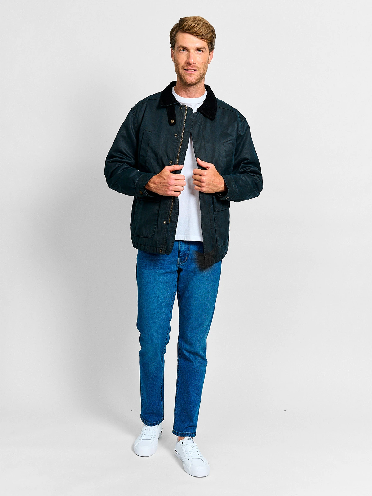 CHAQUETA HOMBRE MARQUIS ALGODÓN EFECTO ENCERADO - 4