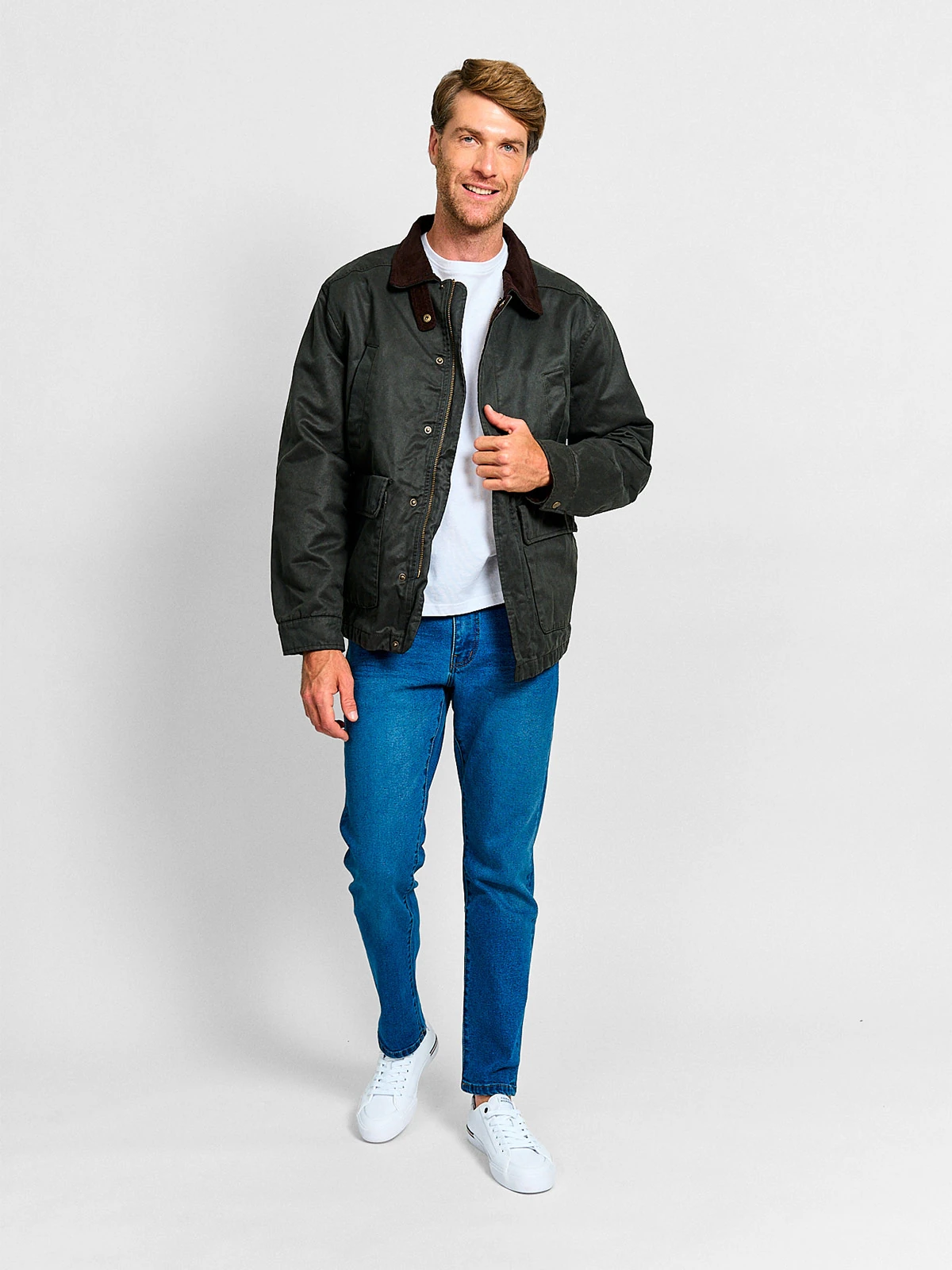 CHAQUETA HOMBRE MARQUIS ALGODÓN EFECTO ENCERADO - 4