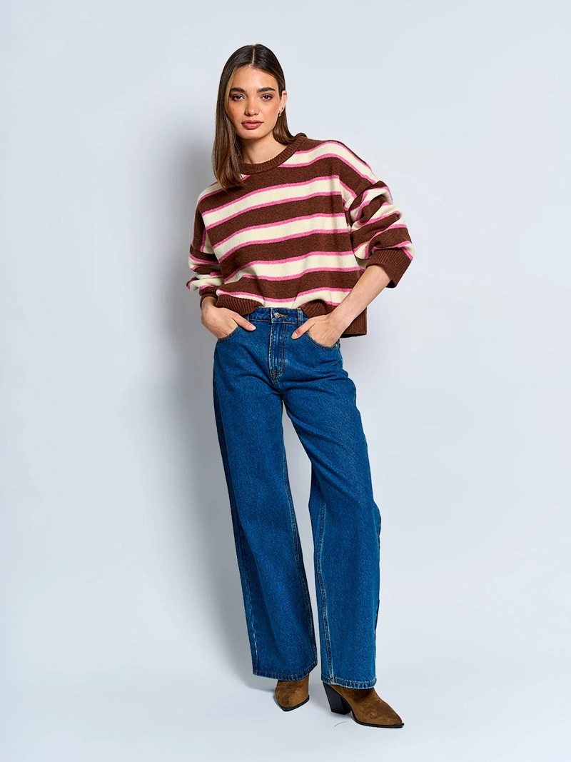 SWEATER MUJER INDEX MANGA LARGA OVERSIZE - 4