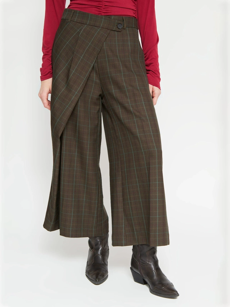 PANTALÓN MUJER BARBADOS CRUZADO CROPPED - 2