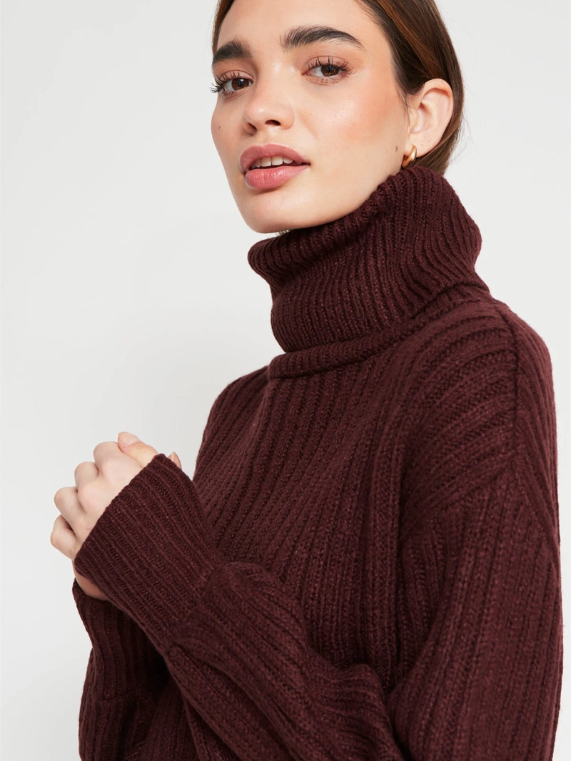 SWEATER MUJER INDEX CUELLO ALTO MANGA LARGA - 3