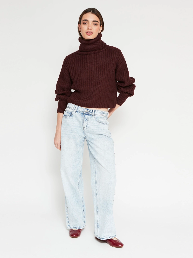SWEATER MUJER INDEX CUELLO ALTO MANGA LARGA - 4
