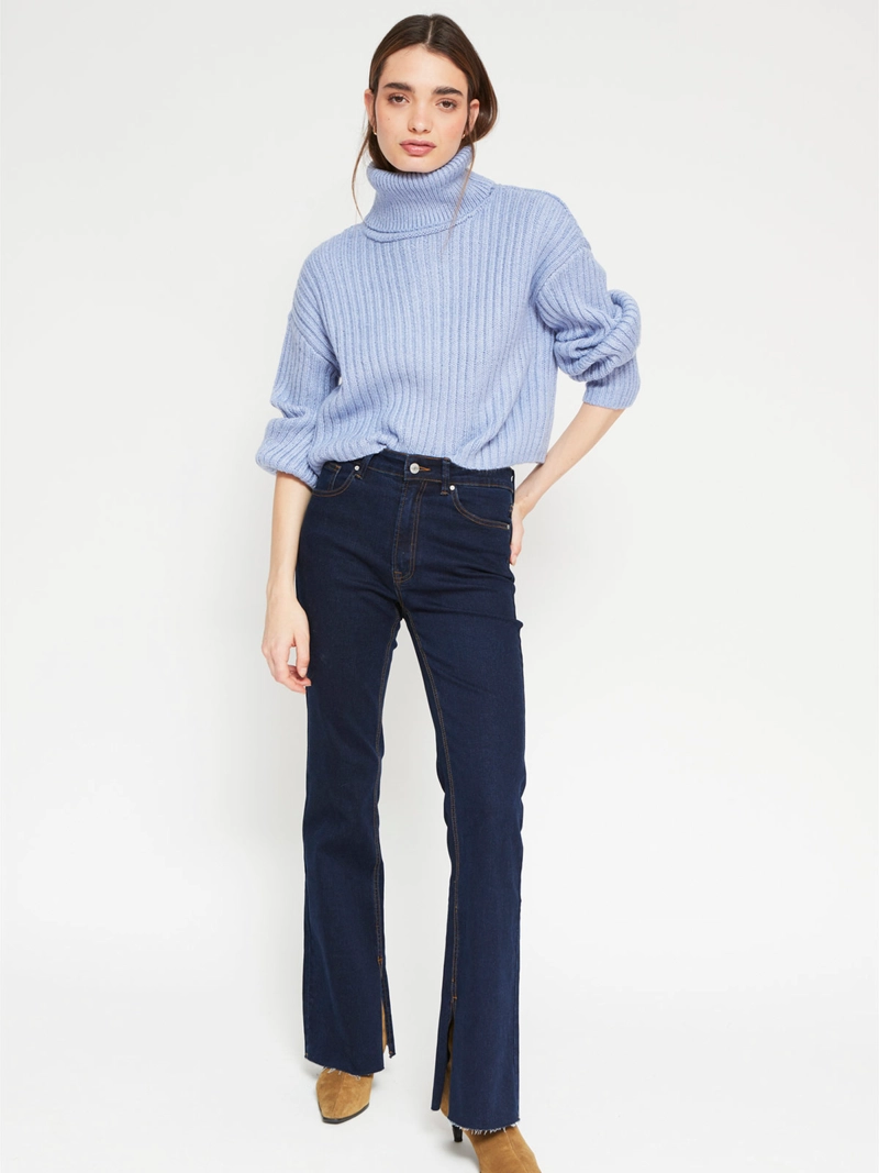 SWEATER MUJER INDEX CUELLO ALTO MANGA LARGA - 4