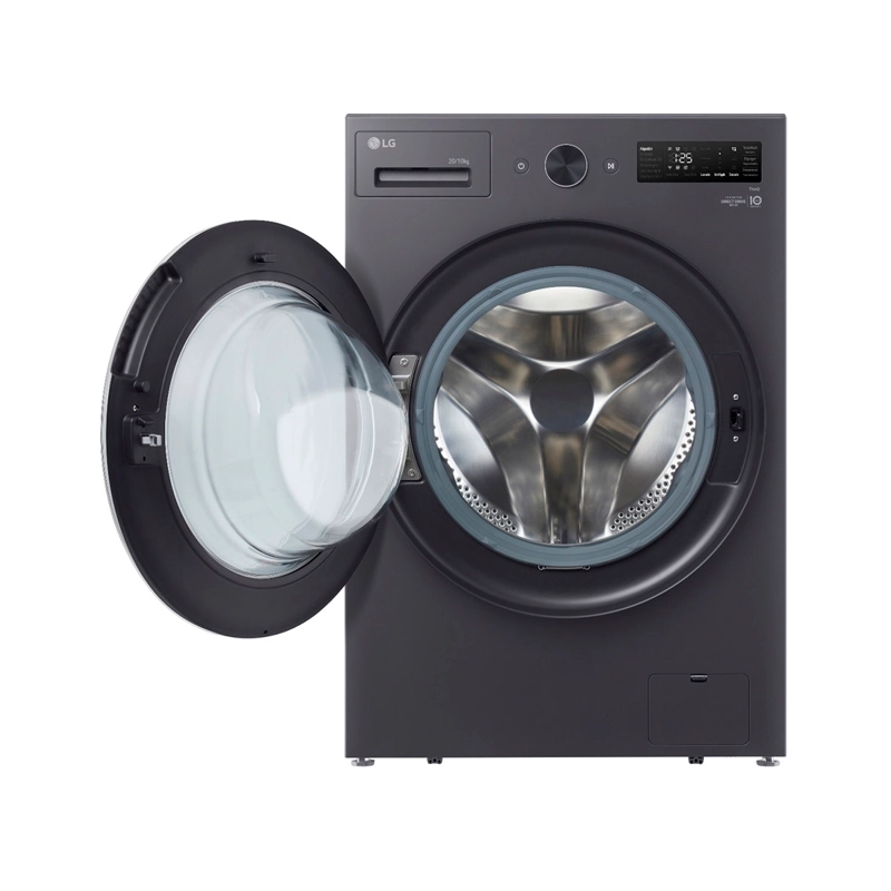 LAVADORA SECADORA CARGA FRONTAL LG WD20EGNTSPG 20KG 10KG NEGRO - 2