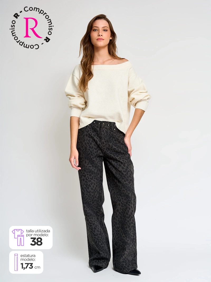 JEANS MUJER INDEX ALGODÓN DISEÑO - 1