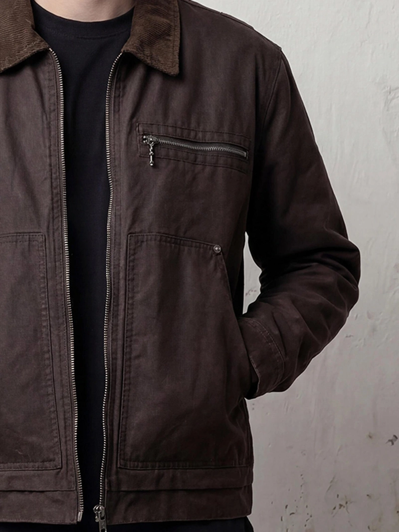 CHAQUETA HOMBRE INDEX ALGODÓN CUELLO COTELÉ - 3
