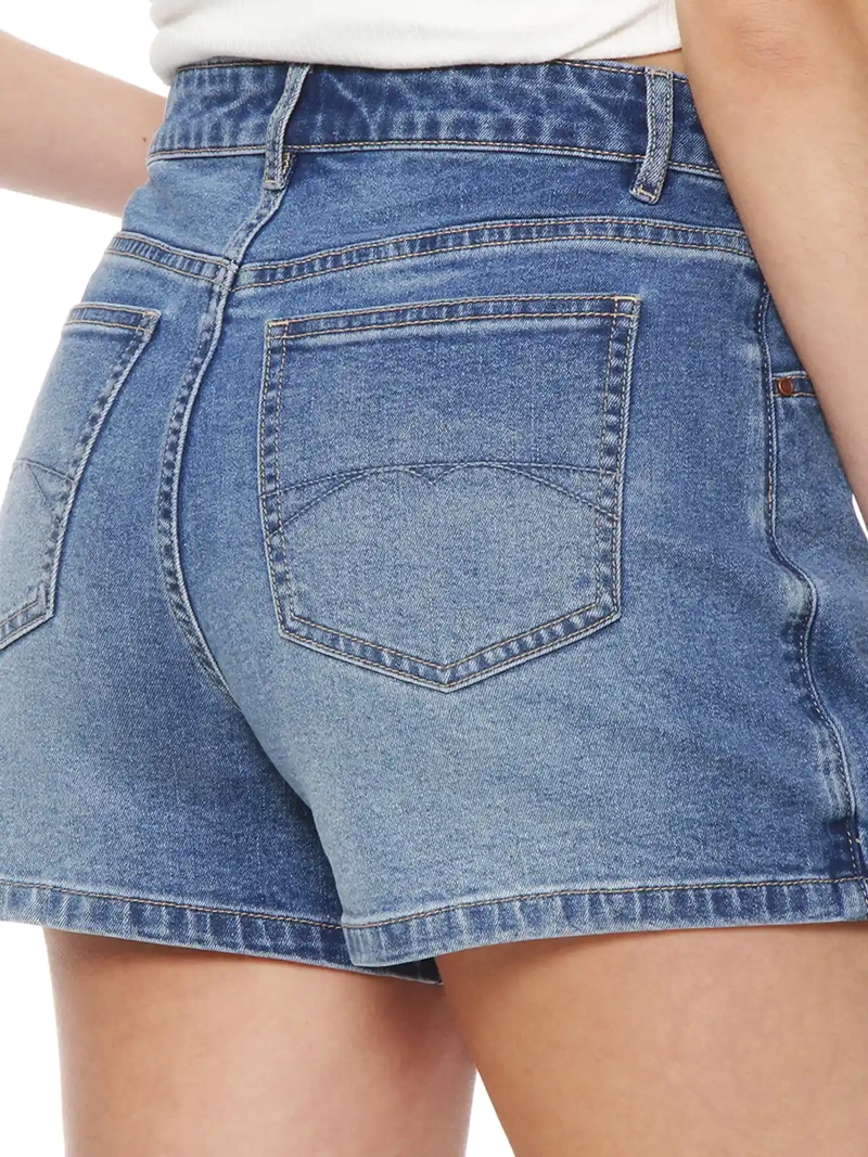 FALDA MUJER WADOS ALGODÓN TIRO MEDIO DENIM - 6