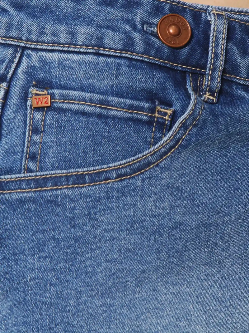 FALDA MUJER WADOS ALGODÓN TIRO MEDIO DENIM - 7