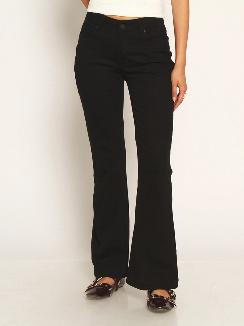 JEANS MUJER WADOS ALGODÓN FLARE TIRO ALTO - 2