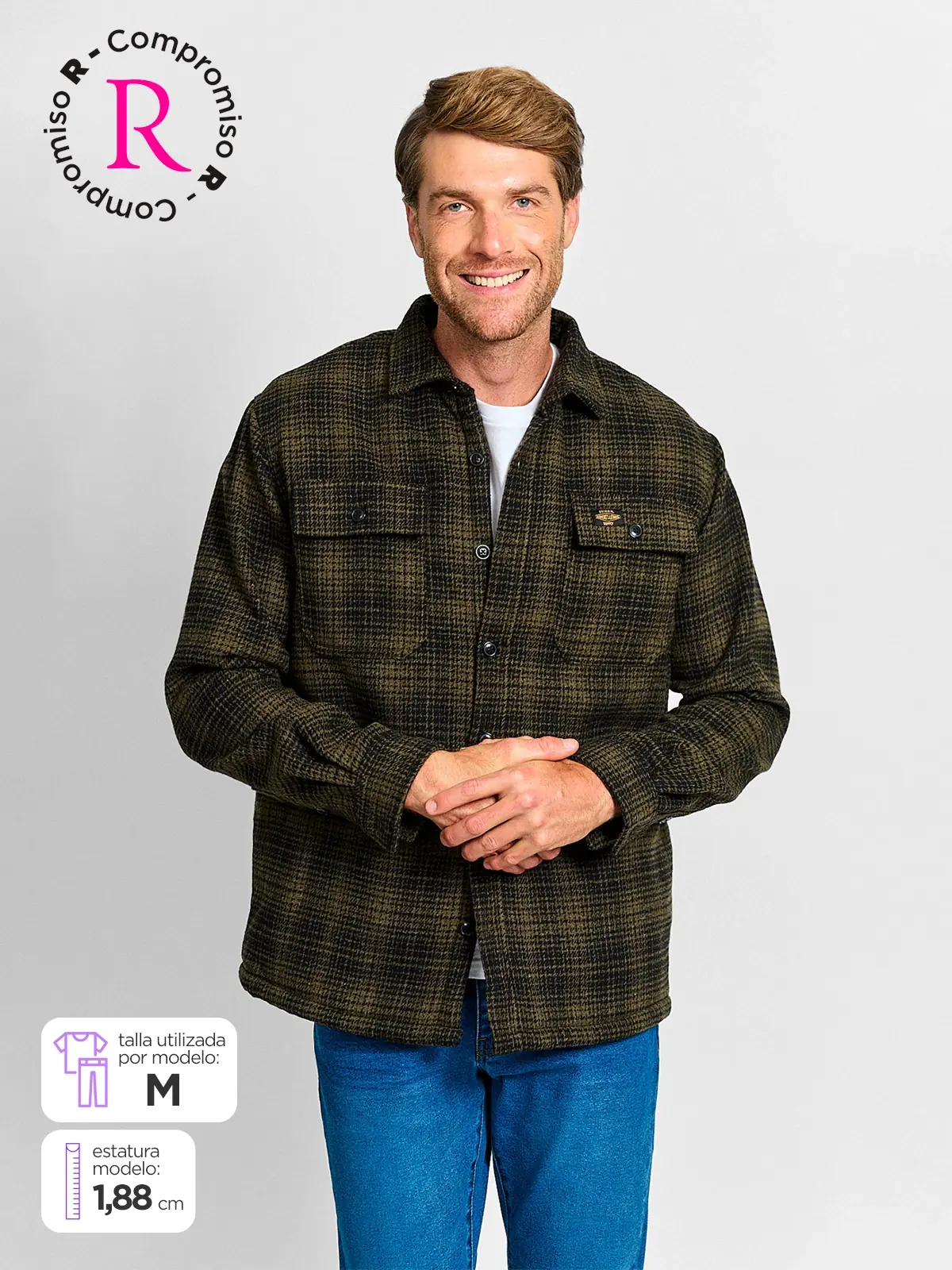 CHAQUETA HOMBRE ROBERT LEWIS ALGODÓN CHIPORRO - 1