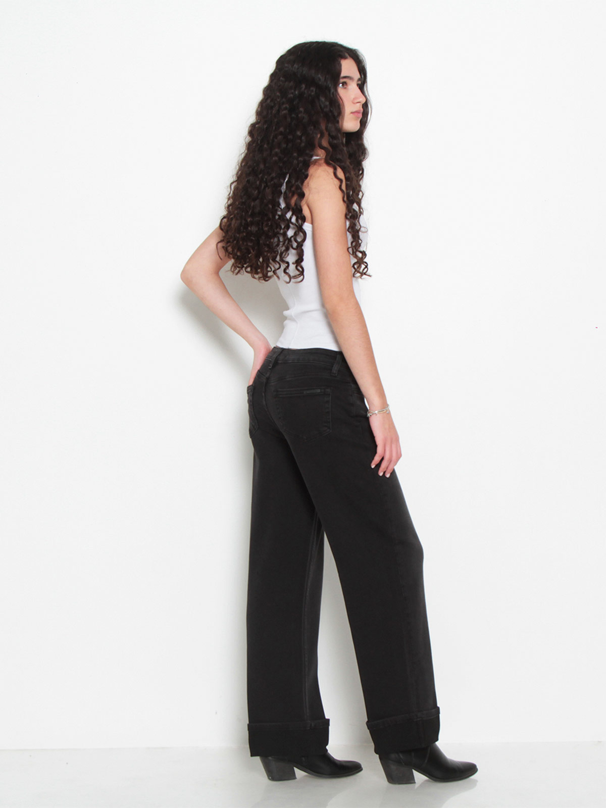 JEANS MUJER WADOS ALGODÓN WIDE LEG TIRO MEDIO - 3