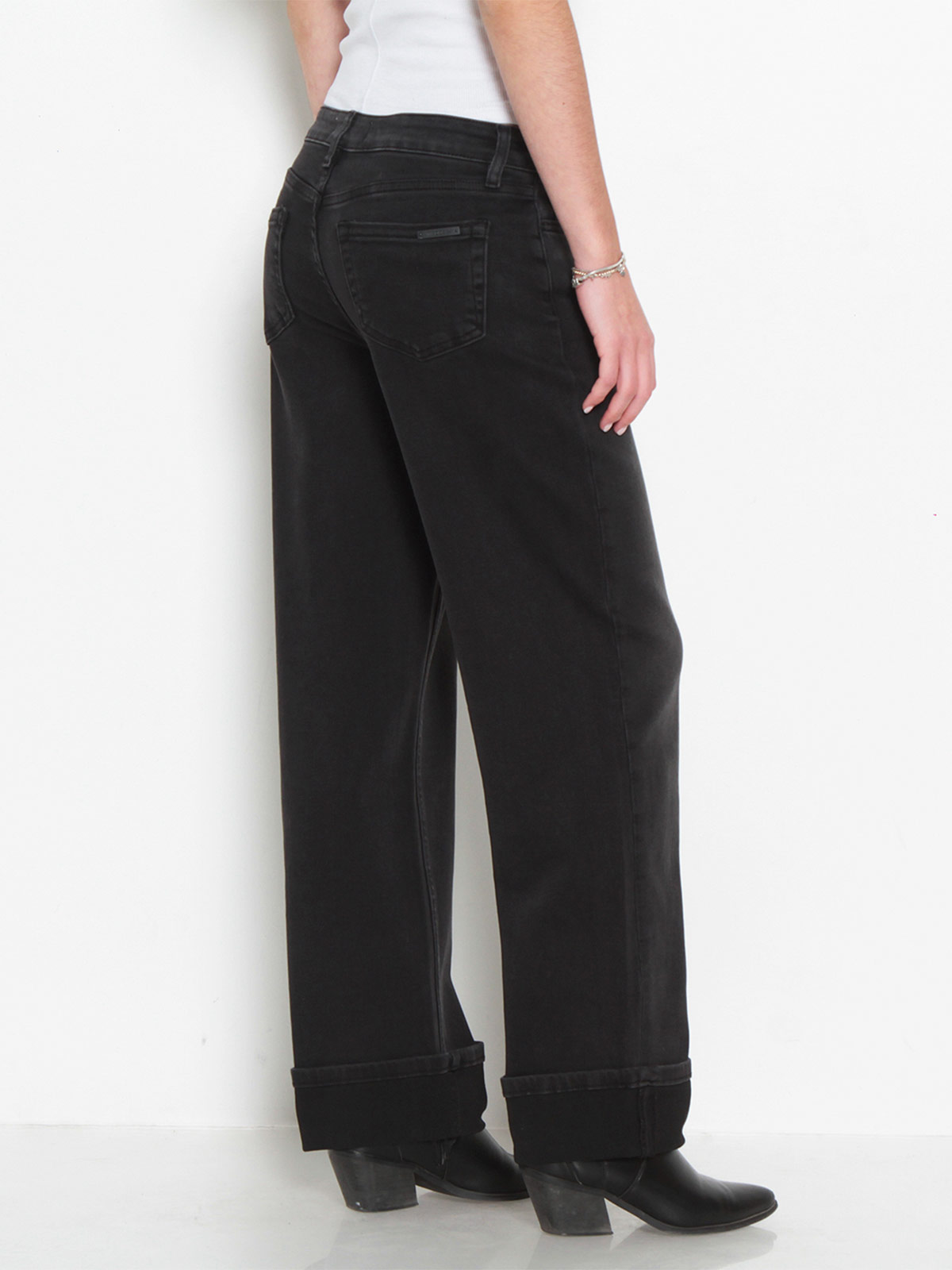 JEANS MUJER WADOS ALGODÓN WIDE LEG TIRO MEDIO - 4