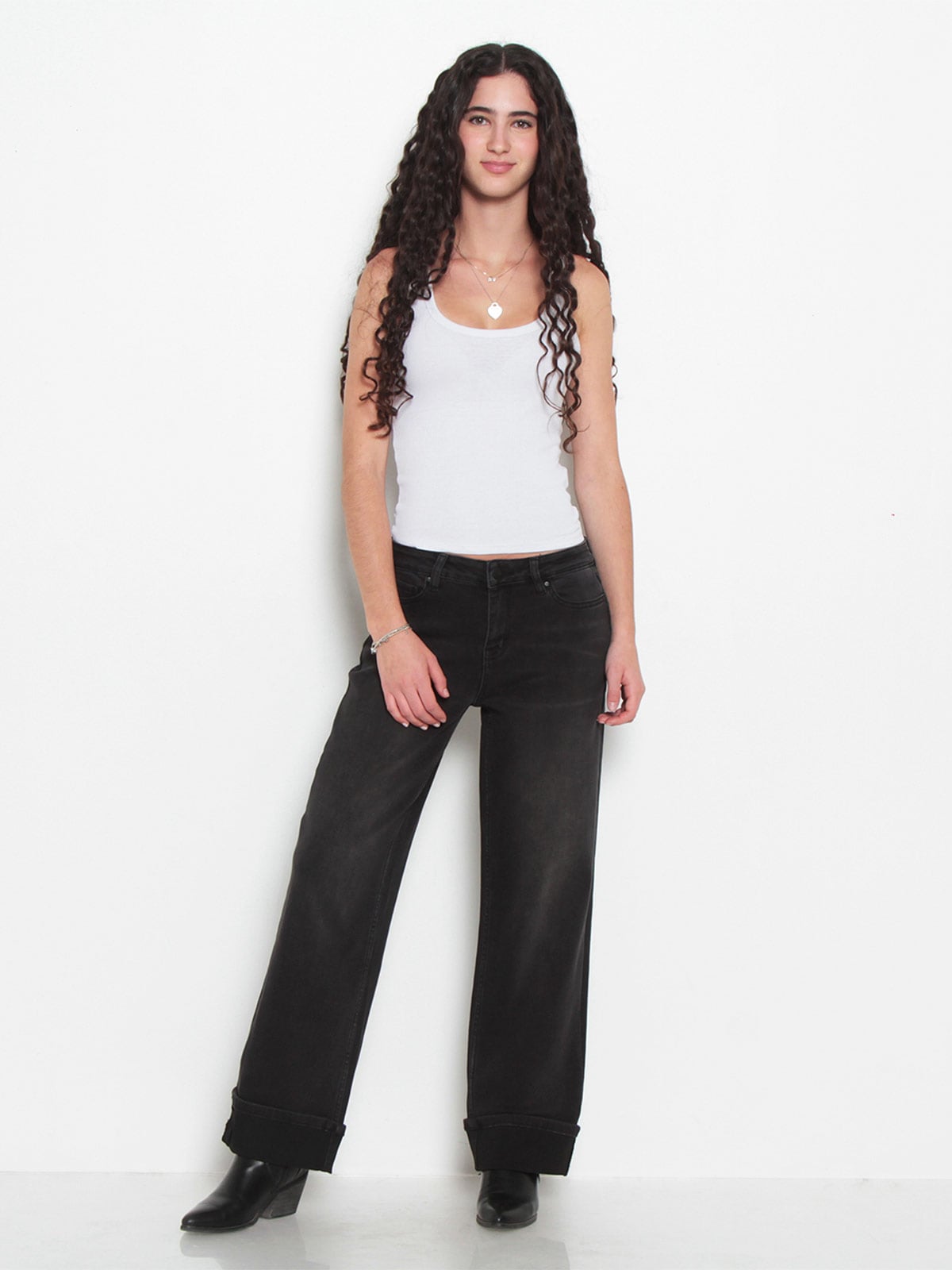 WADOS JEANS MUJER WADOS ALGODÓN WIDE LEG TIRO MEDIO