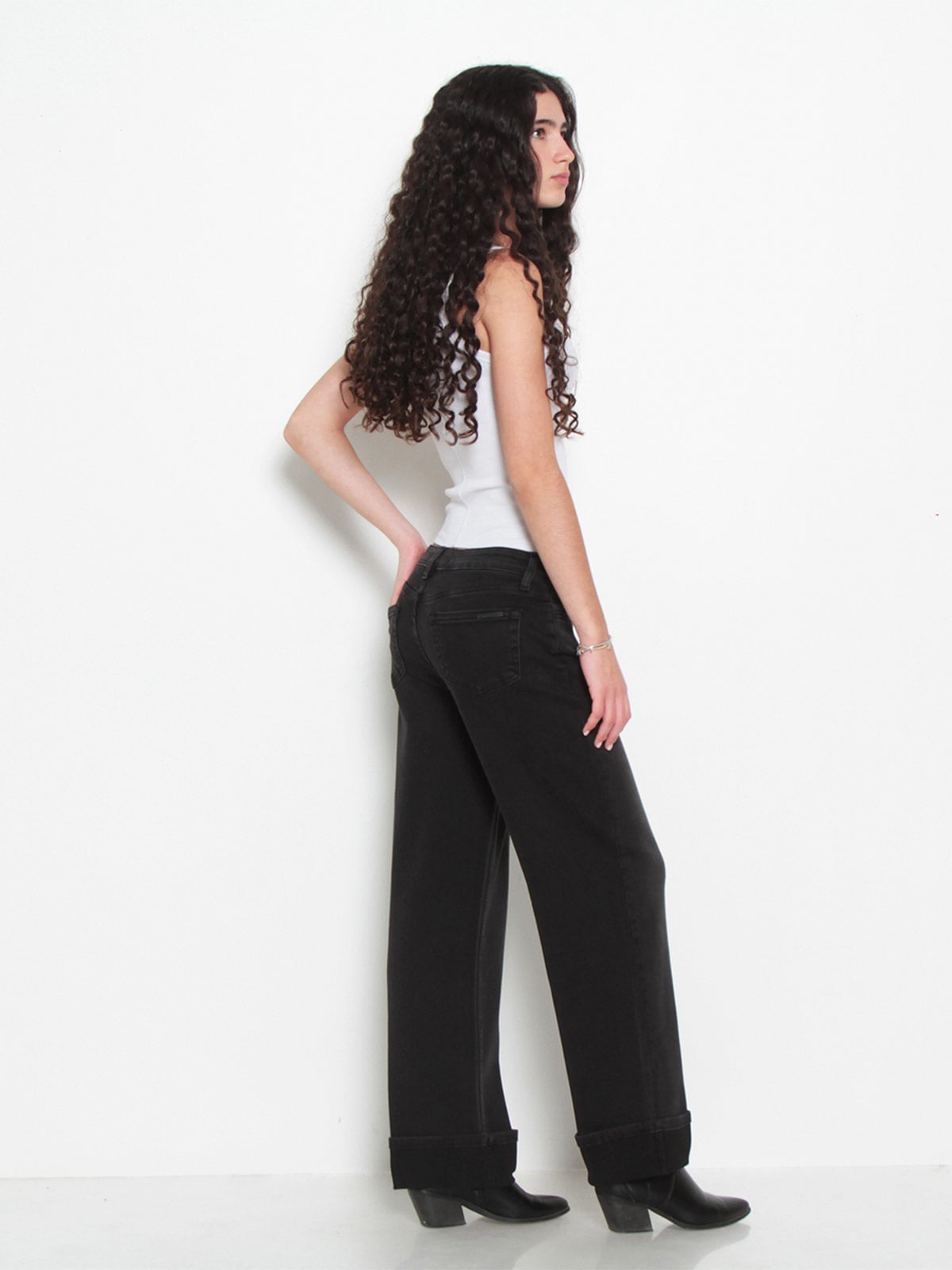JEANS MUJER WADOS ALGODÓN WIDE LEG TIRO MEDIO - 3