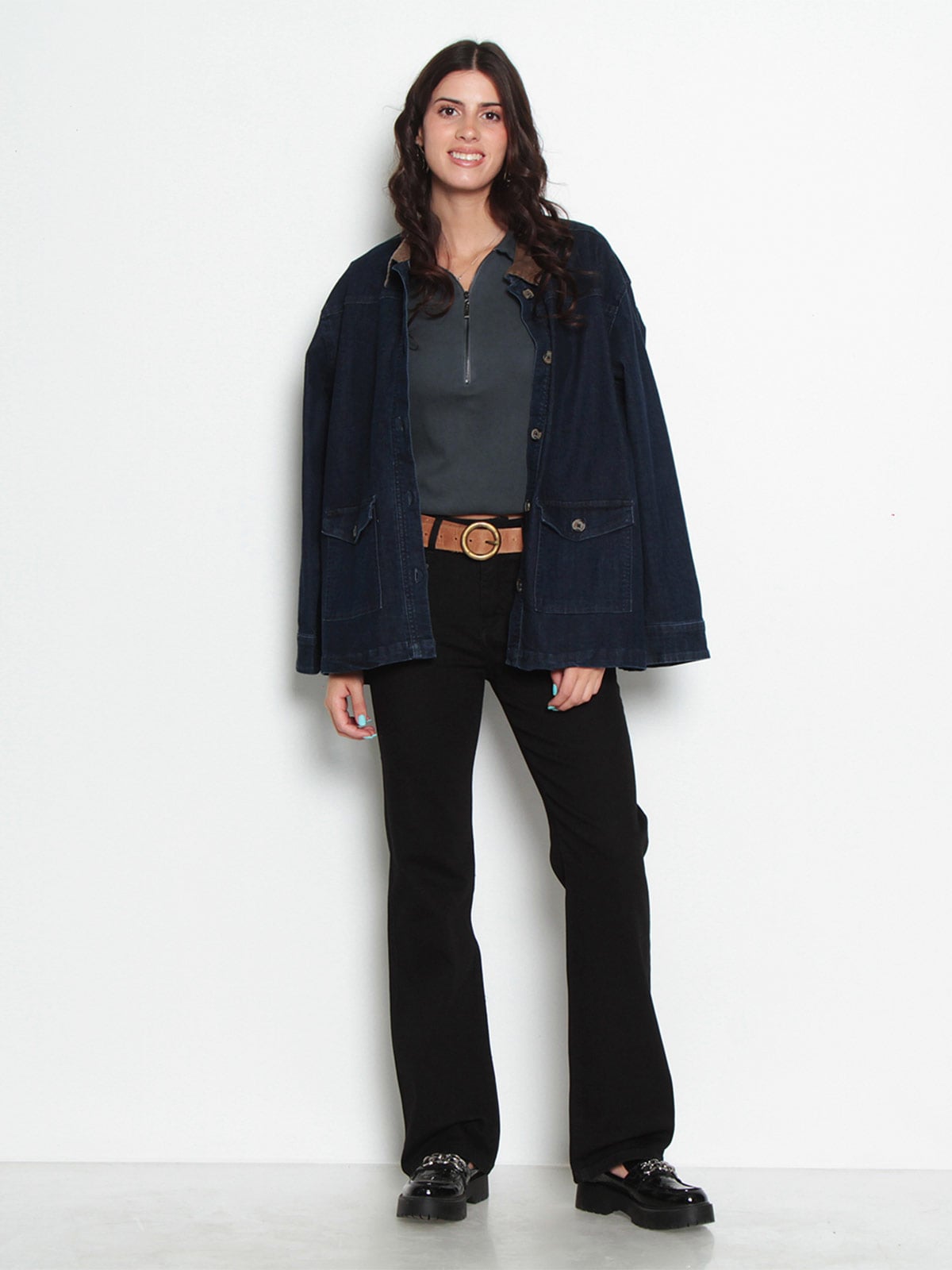 WADOS JEANS MUJER WADOS ALGODÓN WIDE LEG TIRO BAJO