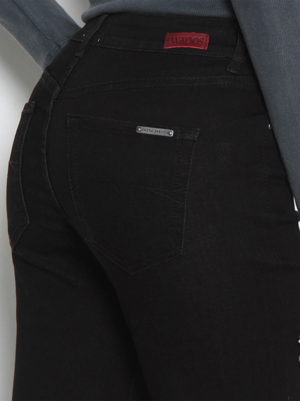 JEANS MUJER WADOS ALGODÓN WIDE LEG TIRO BAJO - 5