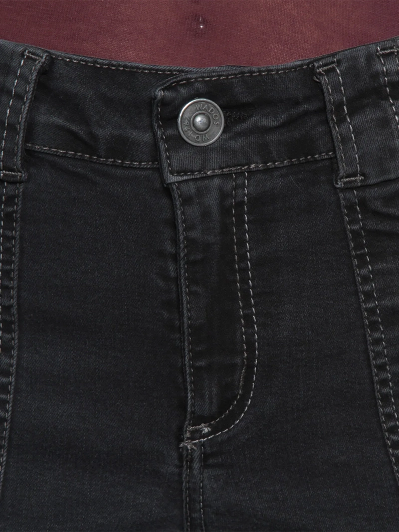 JEANS MUJER WADOS ALGODÓN WIDE CARGO TIRO MEDIO - 6