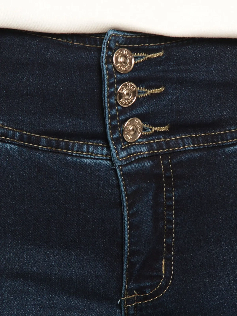 JEANS MUJER WADOS ALGODÓN SKINNY TIRO ALTO PUSH UP - 5