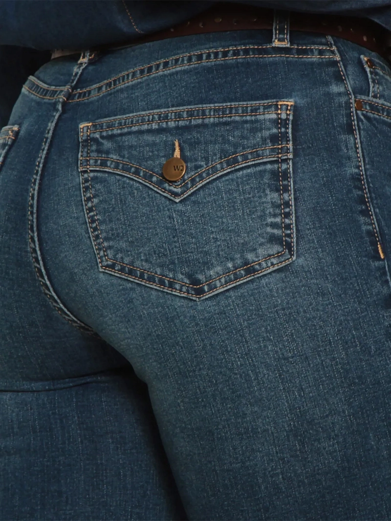 JEANS MUJER WADOS ALGODÓN RECTO TIRO MEDIO - 6