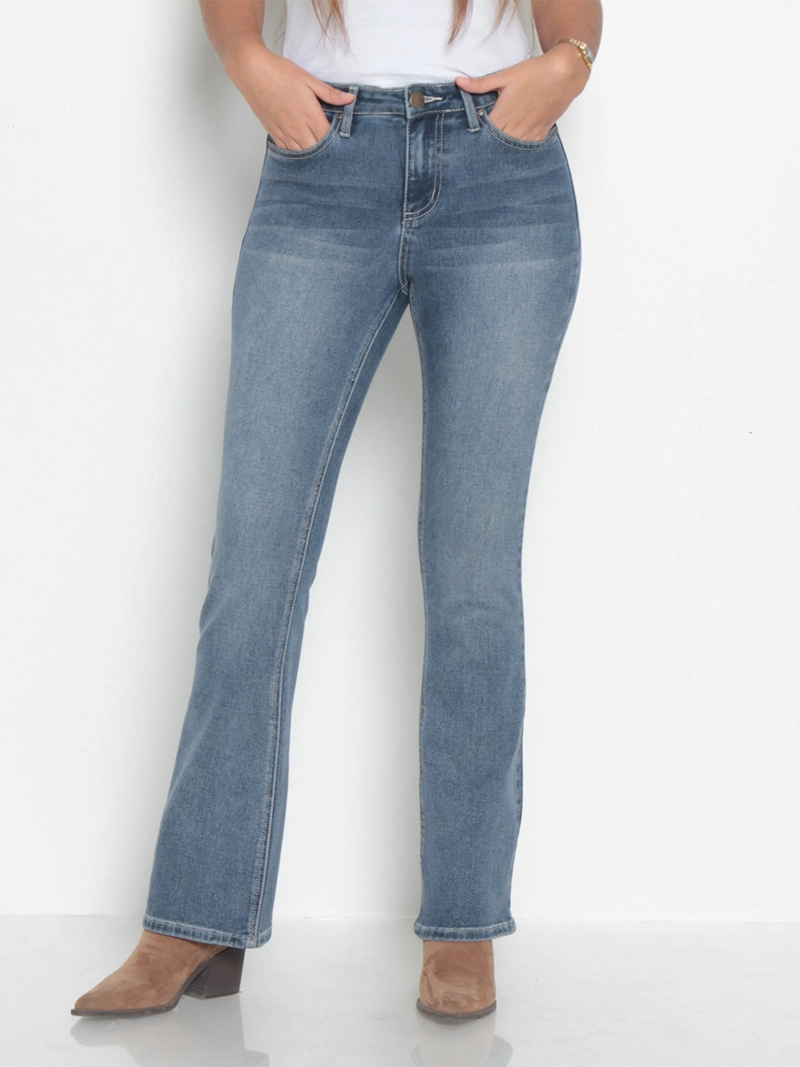 JEANS MUJER WADOS RECTO TIRO MEDIO - 2