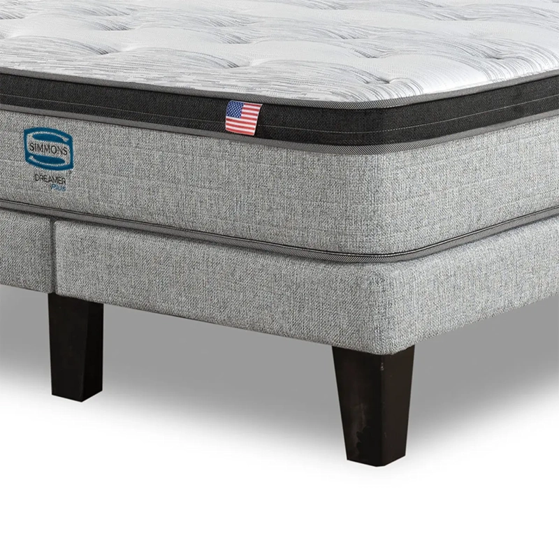 CAMA EUROPEA SIMMONS DREAMER PLUS 2 PLAZAS + RESPALDO URBAN ARENA - 3