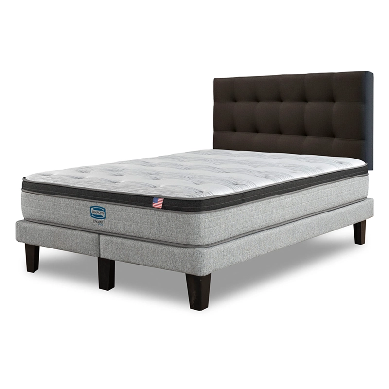 CAMA EUROPEA SIMMONS DREAMER PLUS 2 PLAZAS + RESPALDO URBAN MARENGO - 2
