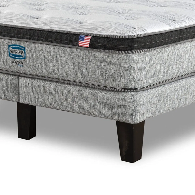 CAMA EUROPEA SIMMONS DREAMER PLUS 2 PLAZAS + RESPALDO URBAN MARENGO - 3