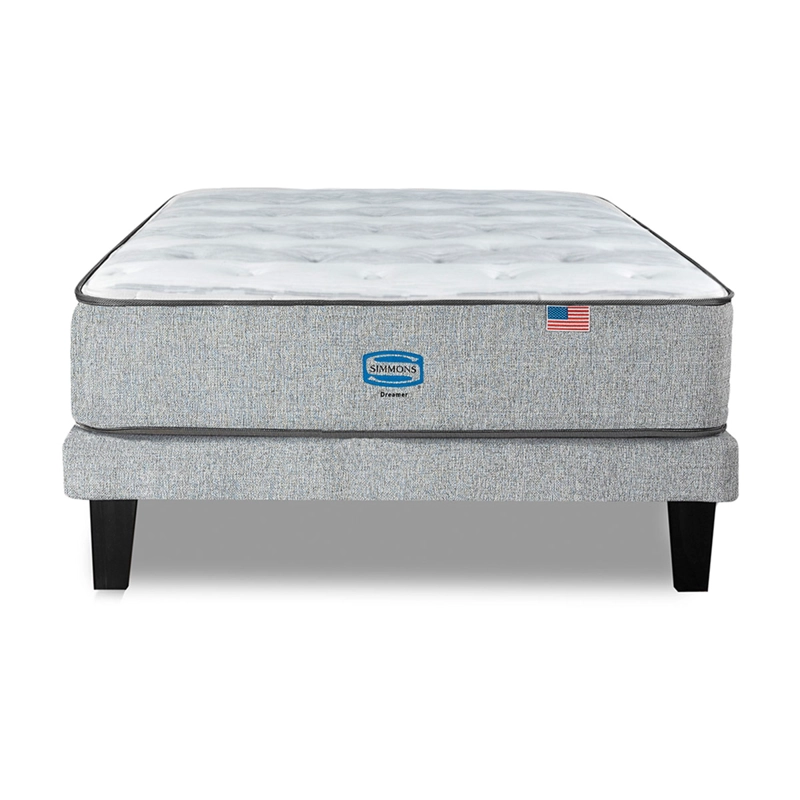 CAMA EUROPEA SIMMONS DREAMER 1.5 PLAZAS PLATA - 2