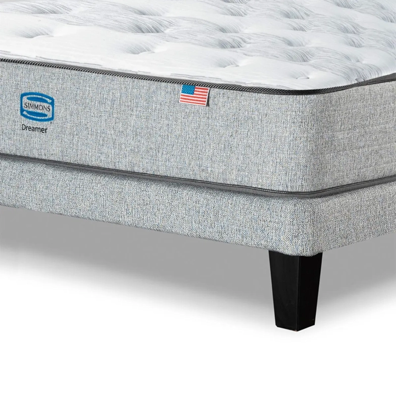 CAMA EUROPEA SIMMONS DREAMER 1.5 PLAZAS PLATA - 3